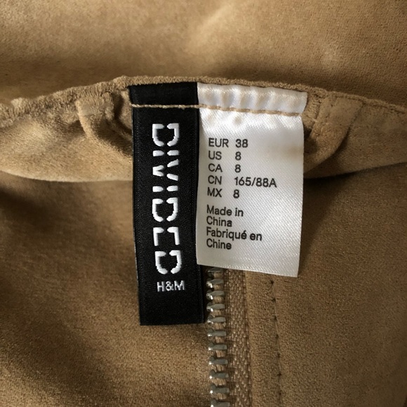 DIVIDED Tan Faux Suede Jacket - Picture 3 of 6